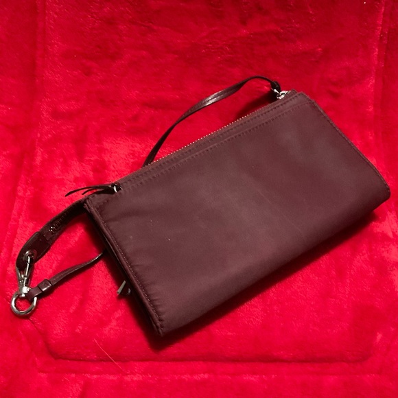 MZ Wallace Beautiful Burgundy Clutch Wristlet